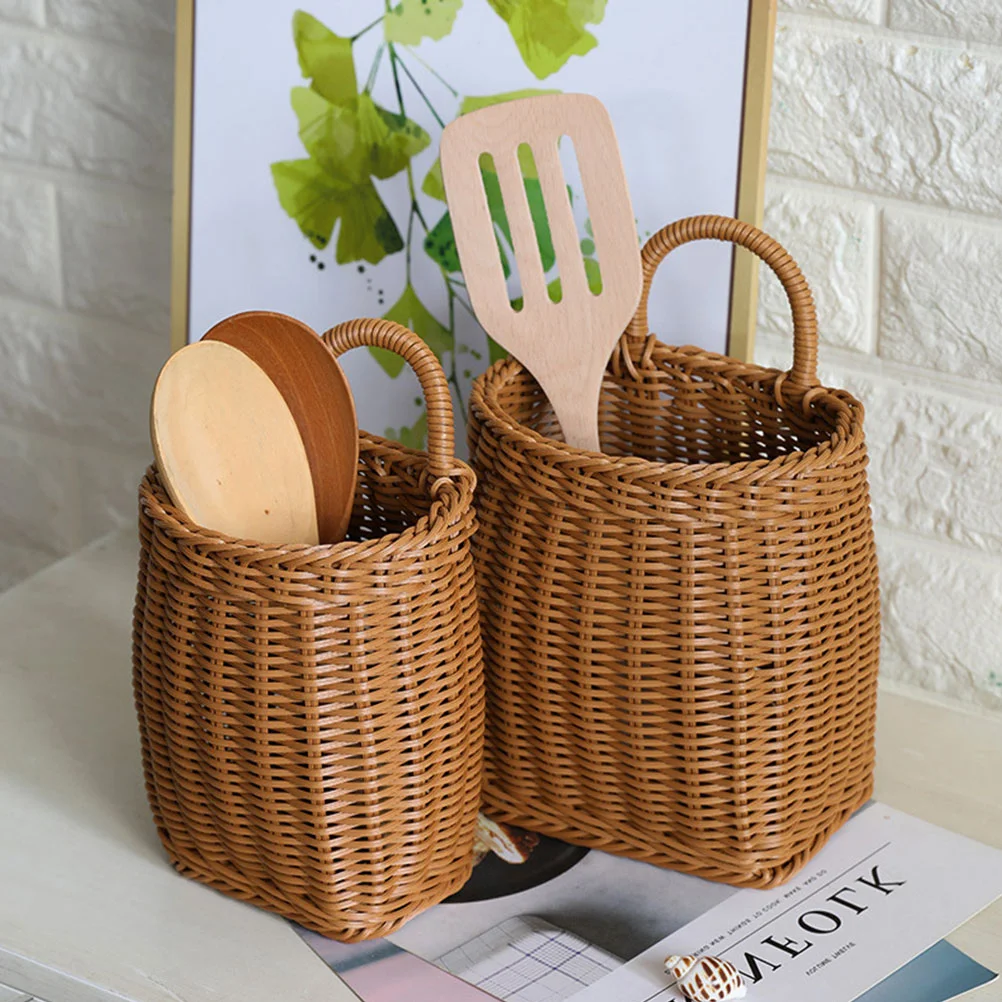 Cutlery Rack Kitchenware Hanging Basket Wicker Storage Flower Pot Holder Plastic Bucket
Cutlery Rack Kitchenware Hanging Basket Wicker Storage Flower Pot Holder Plastic Bucket