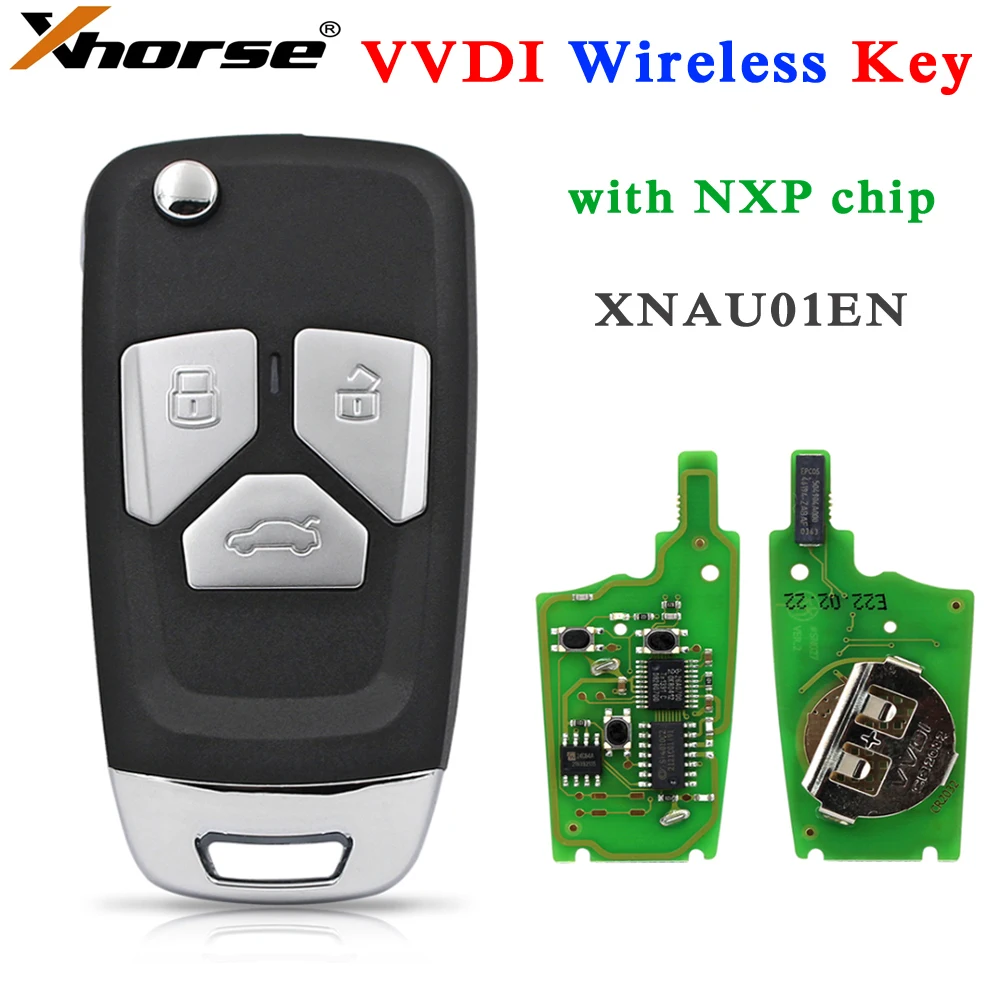 Xhorse VVDI Wireless Universal Remote XNAU01EN Car Key For Audi Style for VVDI2 VVDI Key Tool or Max Pro
Xhorse VVDI Wireless Universal Remote XNAU01EN Car Key For Audi Style for VVDI2 VVDI Key Tool or Max Pro