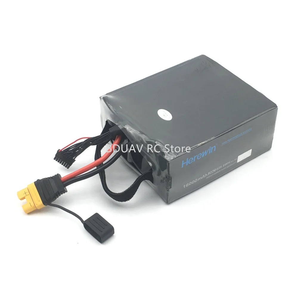 Оригинальный Herewin 16000 мАч 20C 14S AS150U Plug сельское хозяйство защитный Дрон БПЛА литий-полимерная литиевая батарея один комплект
Оригинальный Herewin 16000 мАч 20C 14S AS150U Plug сельское хозяйство защитный Дрон БПЛА литий-полимерная литиевая батарея один комплект