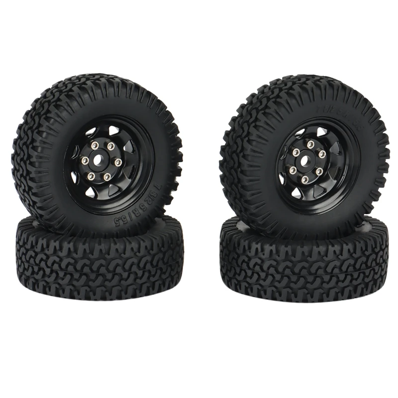 4PCS 1.55 Metal Beadlock Wheel Rim Tires Set for 1/10 RC Crawler Car Axial Jr 90069 D90 TF2 Tamiya CC01 LC70 MST
4PCS 1.55 Metal Beadlock Wheel Rim Tires Set for 1/10 RC Crawler Car Axial Jr 90069 D90 TF2 Tamiya CC01 LC70 MST