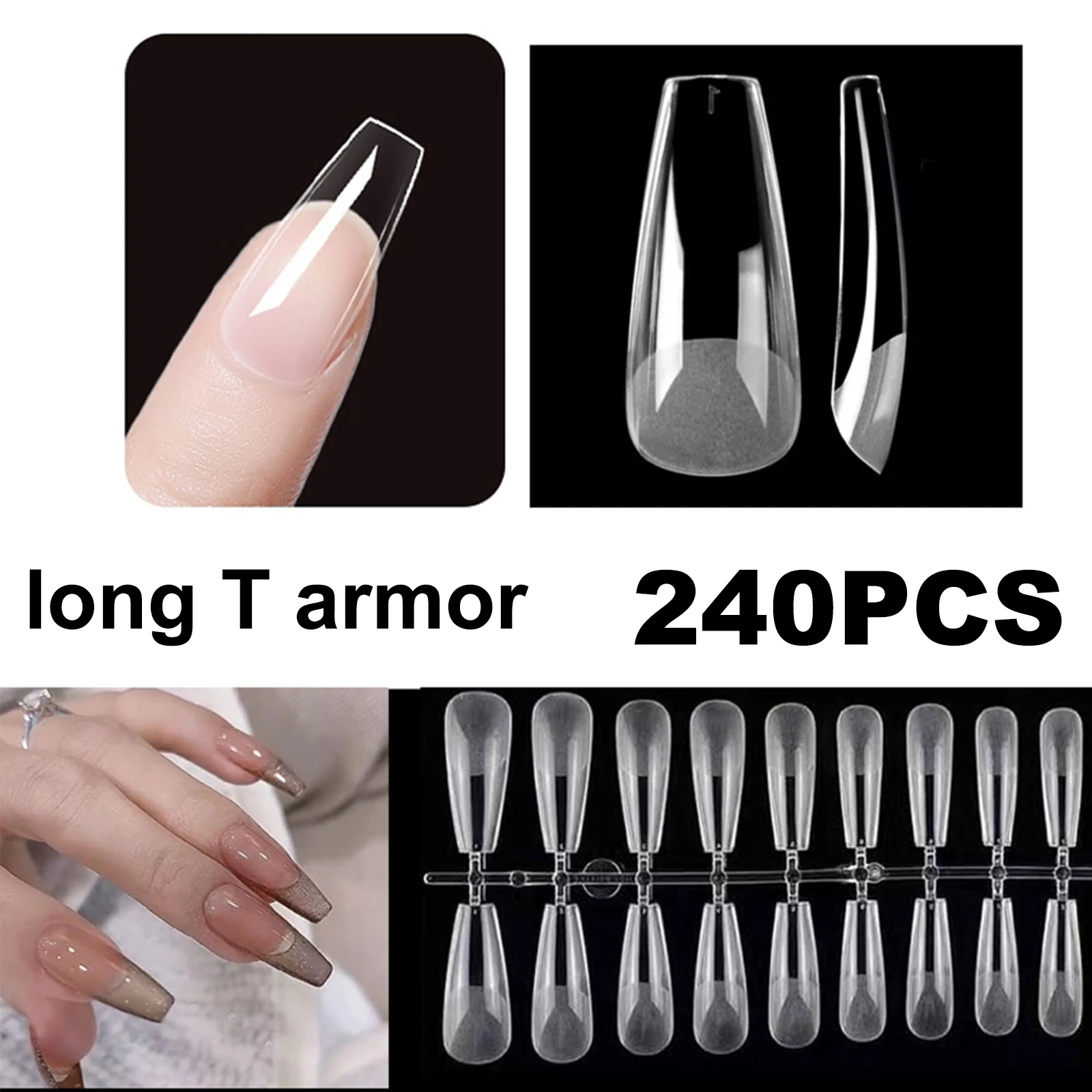 240 Pieces Soft Gel Nail Tips Set 12 Sizes Pre-Buff for Gel Nails | Full Cover Fake Nail Tips | Resin False Nails Kit
240 Pieces Soft Gel Nail Tips Set 12 Sizes Pre-Buff for Gel Nails | Full Cover Fake Nail Tips | Resin False Nails Kit