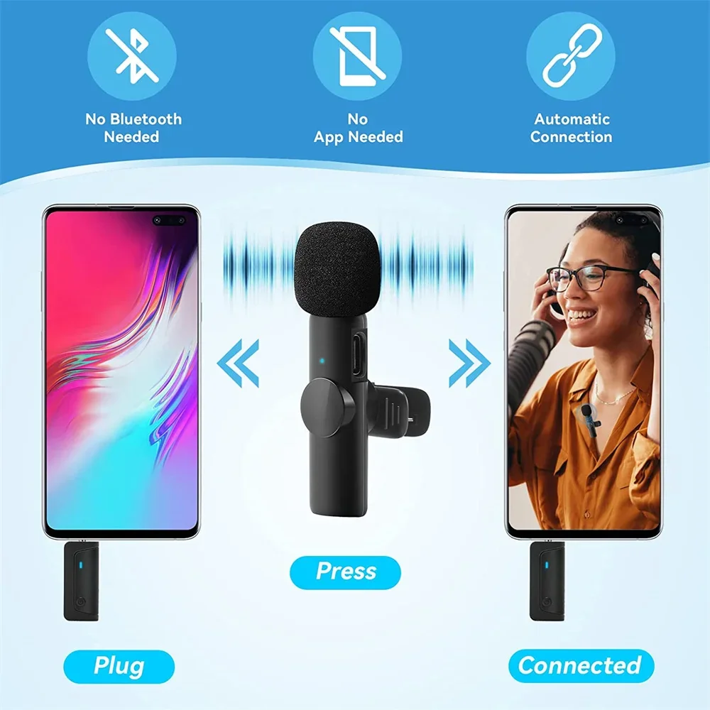 K35 Pro Microphone Wireless Lavalier Noise Reduction Microphone 3.5mm AUX for Megaphones Amplifier Speaker Computer Mobile Phone
K35 Pro Microphone Wireless Lavalier Noise Reduction Microphone 3.5mm AUX for Megaphones Amplifier Speaker Computer Mobile Phone