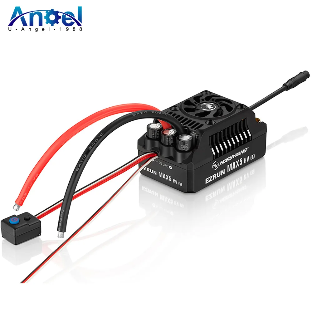 Hobbywing EZRUN Max5 HV G2 250A 6-12s Speed Controller Waterproof Brushless ESC for 1/5 RC Buggy Truck Car 
Hobbywing EZRUN Max5 HV G2 250A 6-12s Speed Controller Waterproof Brushless ESC for 1/5 RC Buggy Truck Car