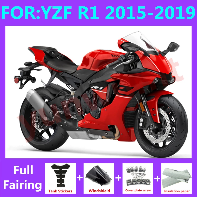 NEW ABS Motorcycle full Fairing Kit fit For YZF R1 2015 2016 2017 2018 2019 YFZ-R1 Bodywork Whole Fairings kits set red black
NEW ABS Motorcycle full Fairing Kit fit For YZF R1 2015 2016 2017 2018 2019 YFZ-R1 Bodywork Whole Fairings kits set red black
