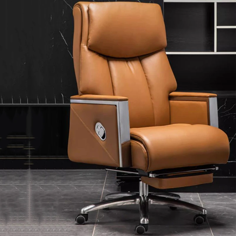 Ergonomic Office Chairs Comfortable Swivel Leather Rolling Study Office Chairs Gaming Chaise De Bureau Furniture Luxury
Ergonomic Office Chairs Comfortable Swivel Leather Rolling Study Office Chairs Gaming Chaise De Bureau Furniture Luxury