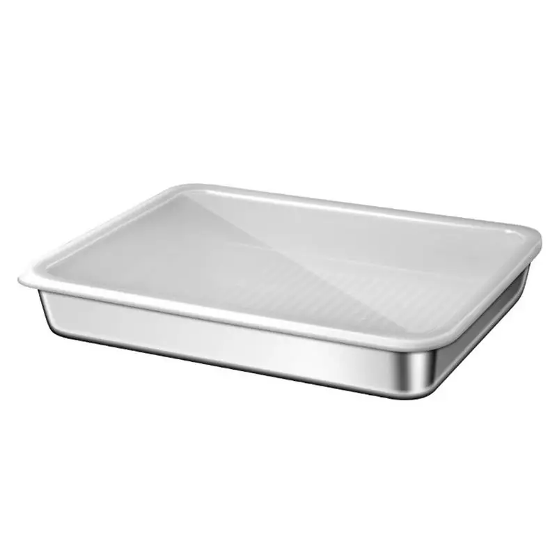 

Dumpling Box Stainless Steel Dumpling Container Large Capacity Food Preservation Box For Noodles Lasagna Dumplings Meat Pasta