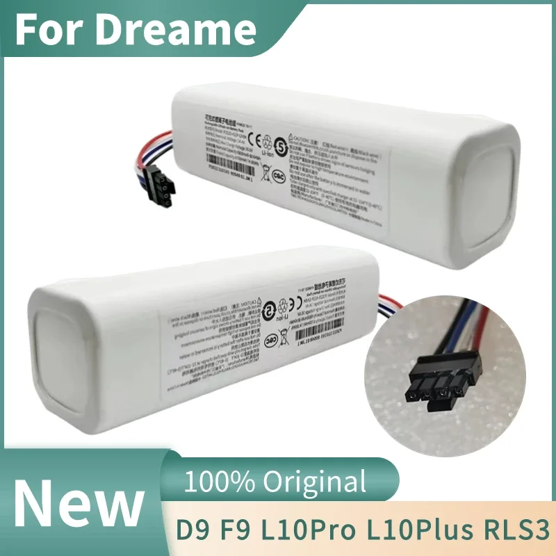 Pack 4INR19/66-2 9800mAh 12800mAh Lithium-ion Battery for Dreame Robot Vacuum Mop Cleaner D9 F9 L10 L10 Pro
Pack 4INR19/66-2 9800mAh 12800mAh Lithium-ion Battery for Dreame Robot Vacuum Mop Cleaner D9 F9 L10 L10 Pro