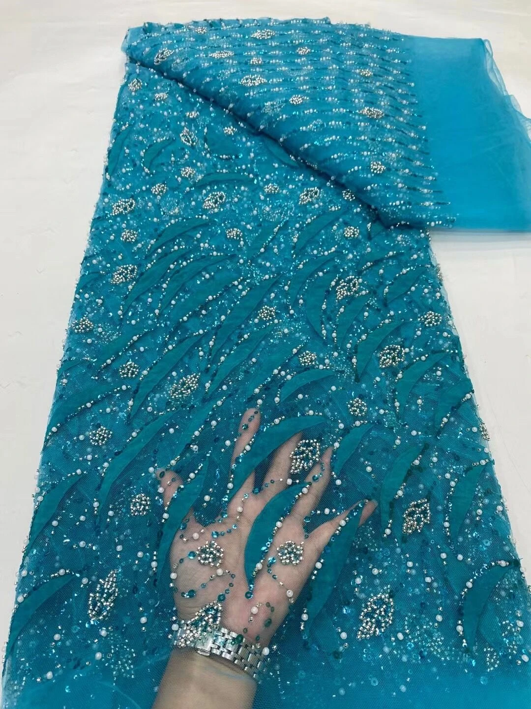 2024High Quality Tulle Lace Fabric For Sewing African Nigerian Wedding Party Gown Dress Embroidered Cotton Chiffon 5Yard DP0055
2024High Quality Tulle Lace Fabric For Sewing African Nigerian Wedding Party Gown Dress Embroidered Cotton Chiffon 5Yard DP0055