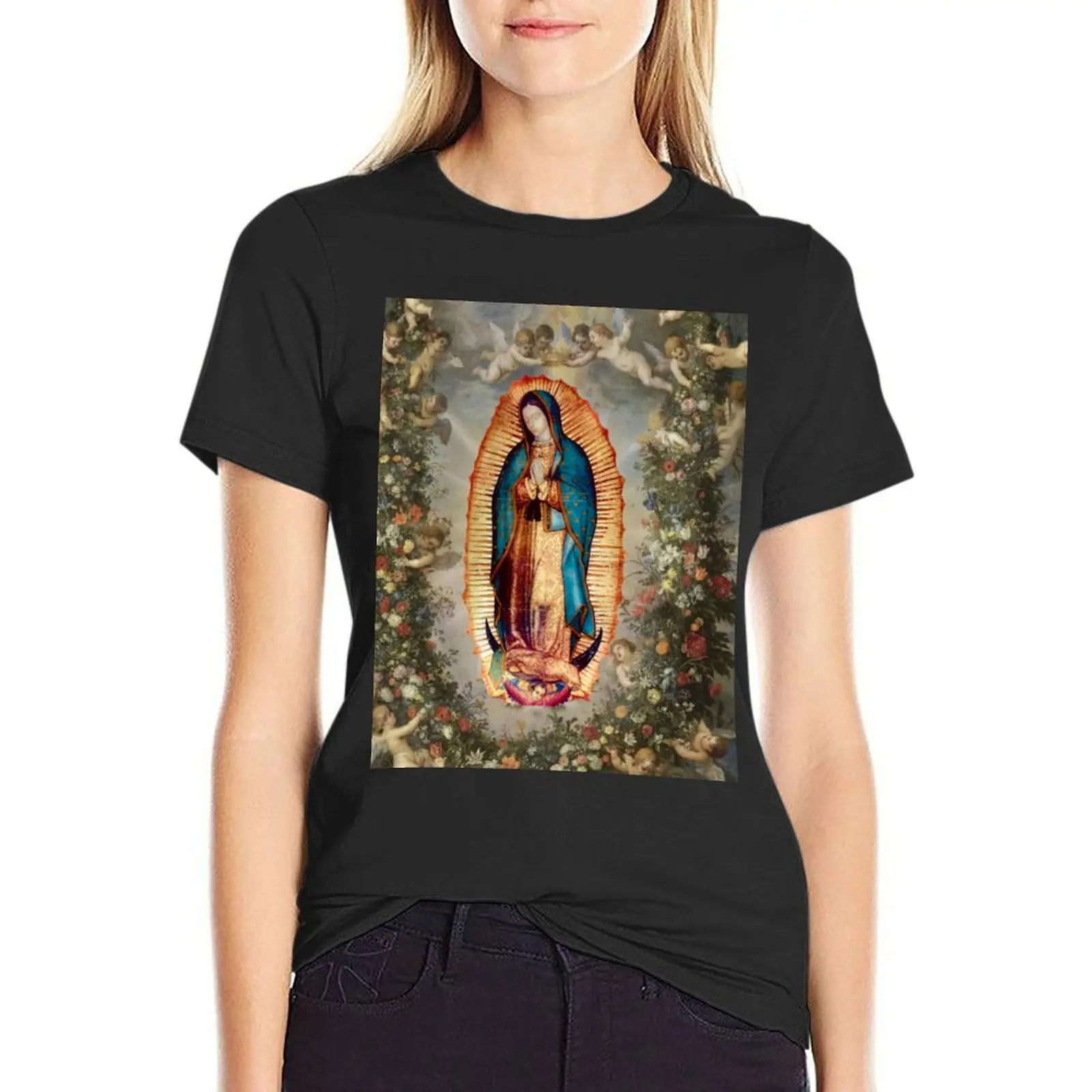Our Lady of Guadalupe T-shirt tees aesthetic clothes summer tops Womens graphic t shirts
Our Lady of Guadalupe T-shirt tees aesthetic clothes summer tops Womens graphic t shirts
