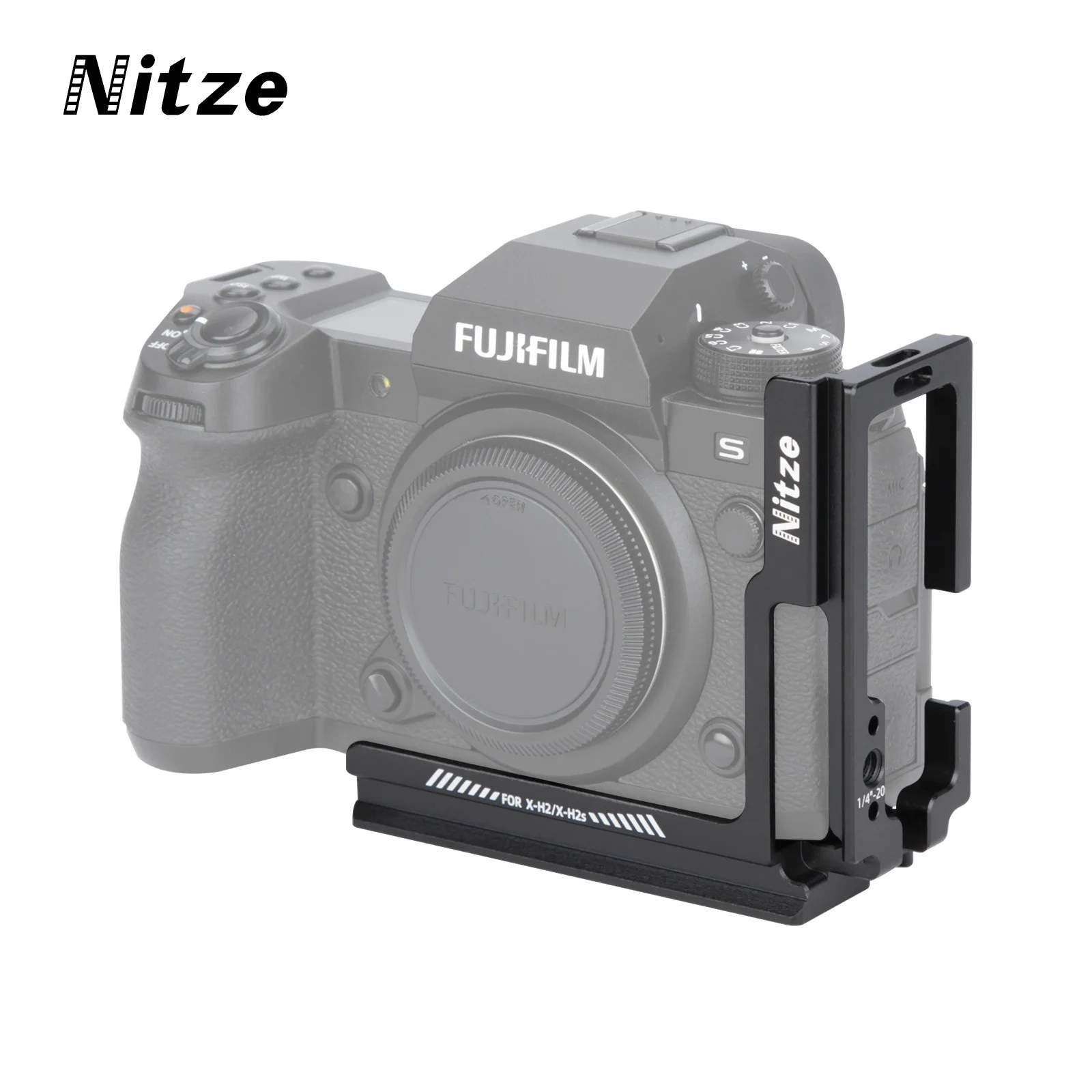 Nitze L-образный кронштейн для Fujifilm X-H2 / X-H2S со встроенными пластинами быстрого крепления Arca Swiss-T-F06A
Nitze L-образный кронштейн для Fujifilm X-H2 / X-H2S со встроенными пластинами быстрого крепления Arca Swiss-T-F06A
