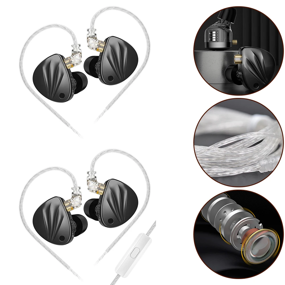 KZ Krila In Ear HiFi Earphone 1DD 1BA High-end Tunable Balanced Armature HiFi Stereo Waterproof Touch Control Headset
KZ Krila In Ear HiFi Earphone 1DD 1BA High-end Tunable Balanced Armature HiFi Stereo Waterproof Touch Control Headset