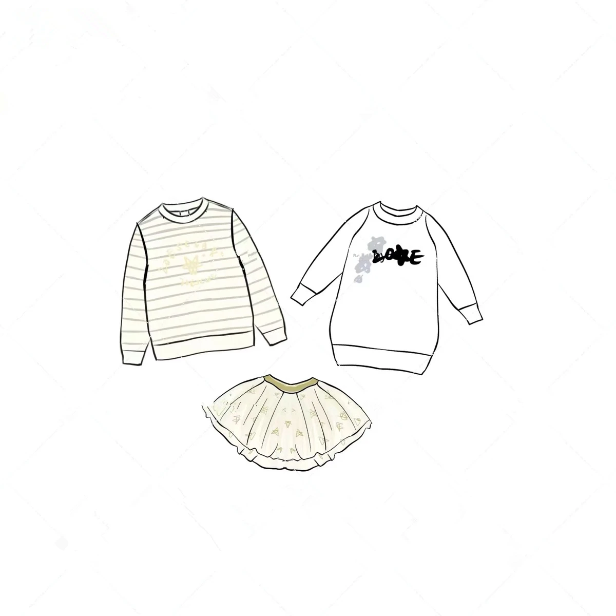 Autumn and Winter New Girls' French Sweet Style Champagne Gold Sweater Half Skirt Set Girls' Baby Woolen Dress
Autumn and Winter New Girls' French Sweet Style Champagne Gold Sweater Half Skirt Set Girls' Baby Woolen Dress