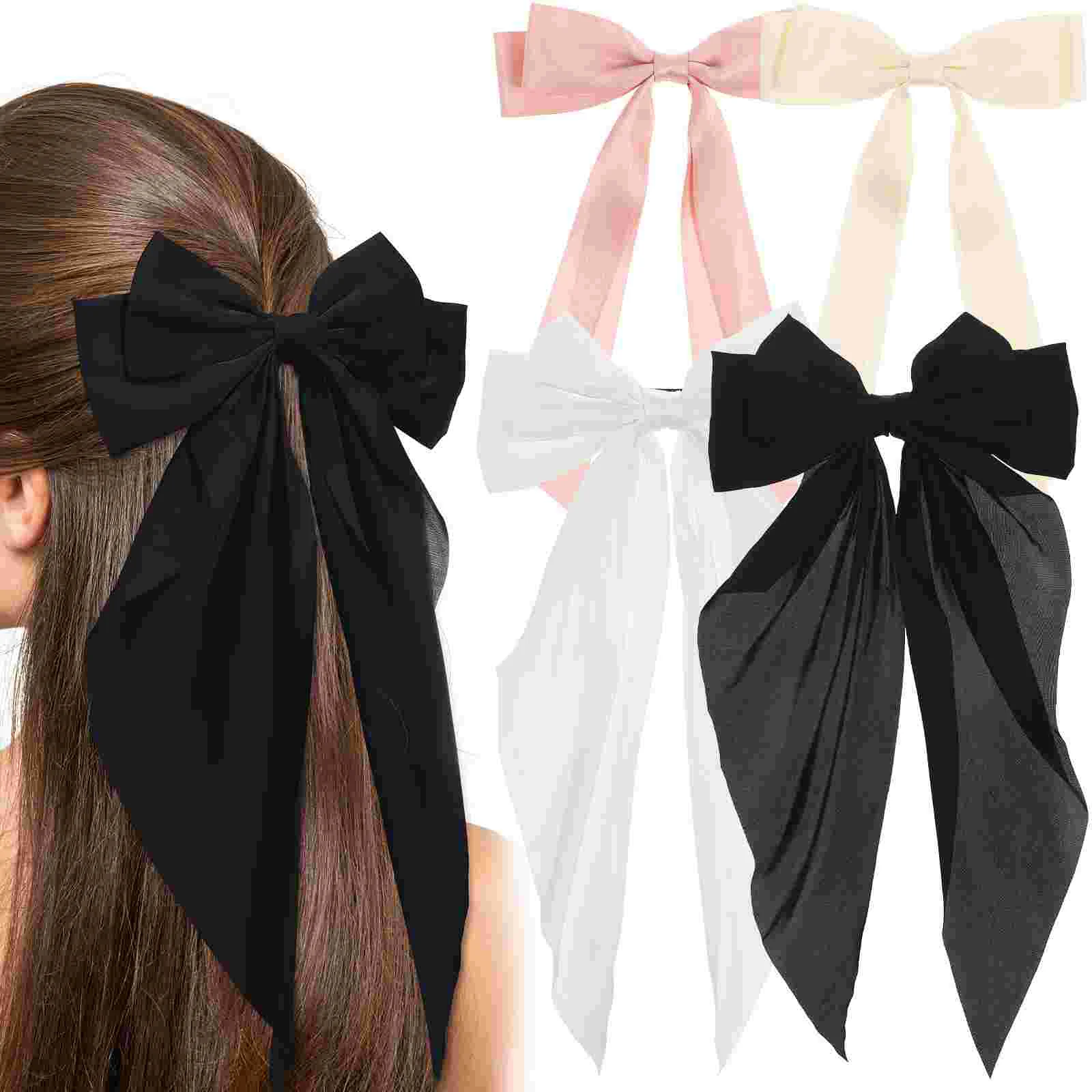 4 Pcs Hair Bow Barrettes Girls Clips Accessories For Teen Ribbon Bows Double Layer Set Miss
4 Pcs Hair Bow Barrettes Girls Clips Accessories For Teen Ribbon Bows Double Layer Set Miss