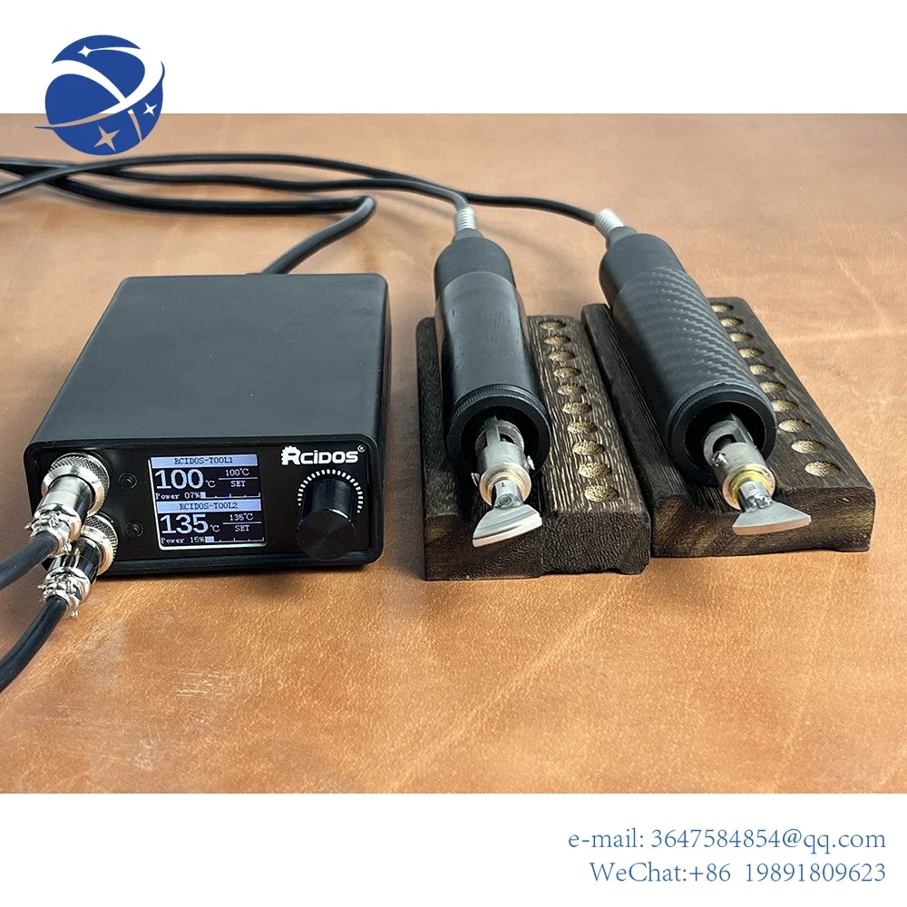 YunyiDEW Dual Station RCIDOS Electric Leather Edge Creaser,Digital Accurate Temperature Control Leather Creaser,110-240V
YunyiDEW Dual Station RCIDOS Electric Leather Edge Creaser,Digital Accurate Temperature Control Leather Creaser,110-240V