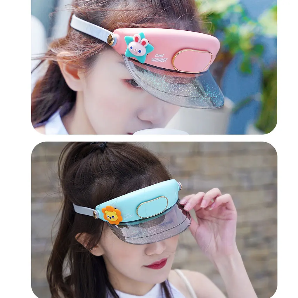 New Summer UV Protection Visor Women Beach Hat 3-Speed Regulation Electric Fan Empty Top Hat Holiday Sunshade Bicycle Sun Hat
New Summer UV Protection Visor Women Beach Hat 3-Speed Regulation Electric Fan Empty Top Hat Holiday Sunshade Bicycle Sun Hat