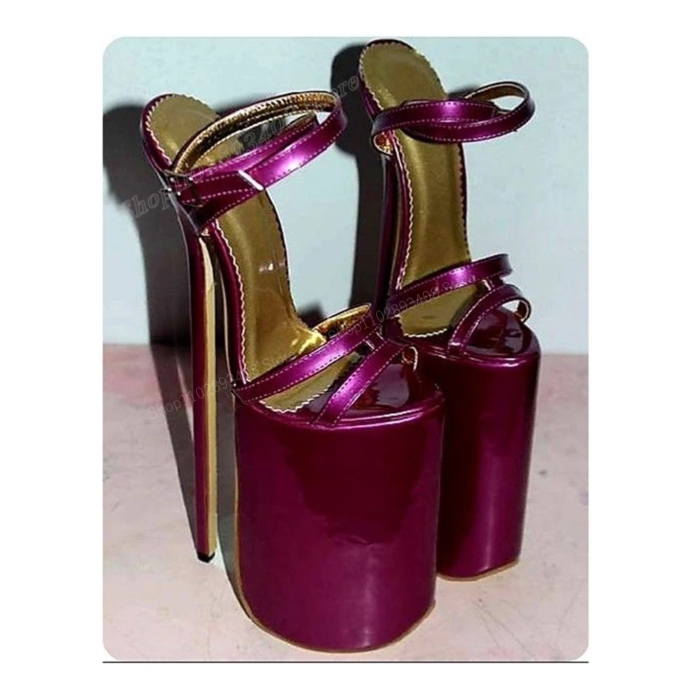Sexy Solid Open Toe Leather Sandals 30cm Super High Heel Waterproof Dancing Fashion Women Shoes 2023 Summer Zapatos Para Mujere
Sexy Solid Open Toe Leather Sandals 30cm Super High Heel Waterproof Dancing Fashion Women Shoes 2023 Summer Zapatos Para Mujere