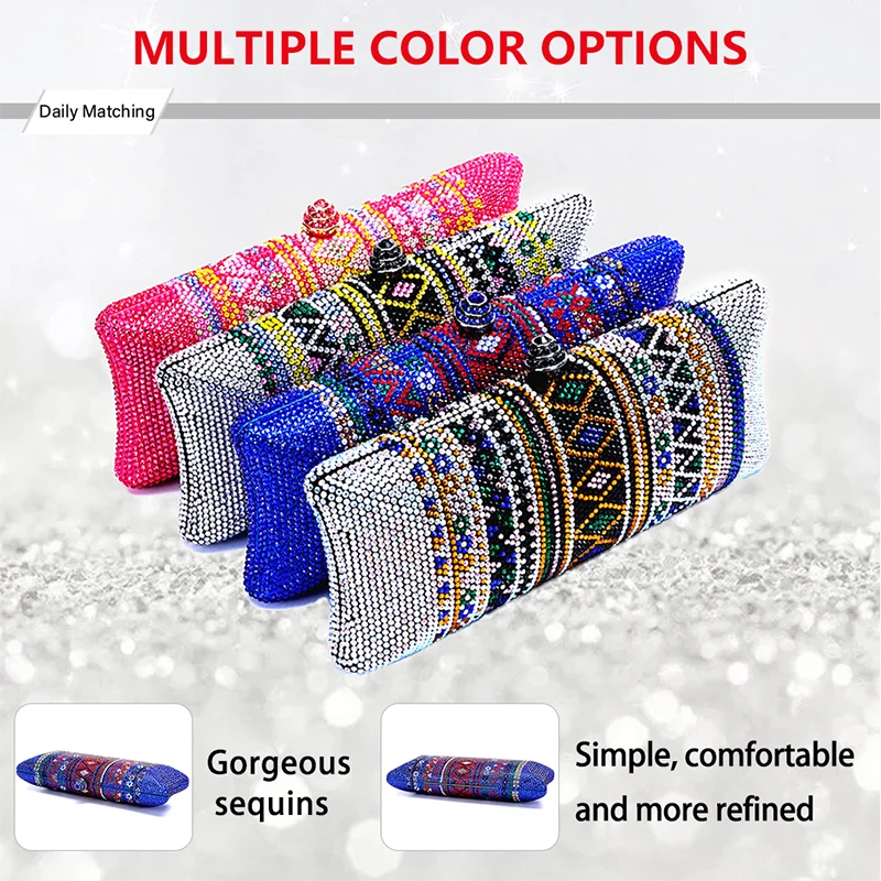 New Mini Rhinestone Banquet purse Luxury Diamond Evening Bag Stone Clutch Wedding Bridal Party Crystal Evening Bag New Mini Rhinestone Banquet purse Luxury Diamond Evening Bag Stone Clutch Wedding Bridal Party Crystal Evening Bag
