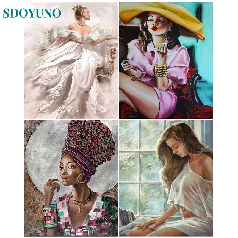 SDOYUNO Painting By Numbers Women Figure Diy Kit Oil Picture Crafts Acrylic Paint Home Decor Canvas Paint By Numbers Living Room
SDOYUNO Painting By Numbers Women Figure Diy Kit Oil Picture Crafts Acrylic Paint Home Decor Canvas Paint By Numbers Living Room