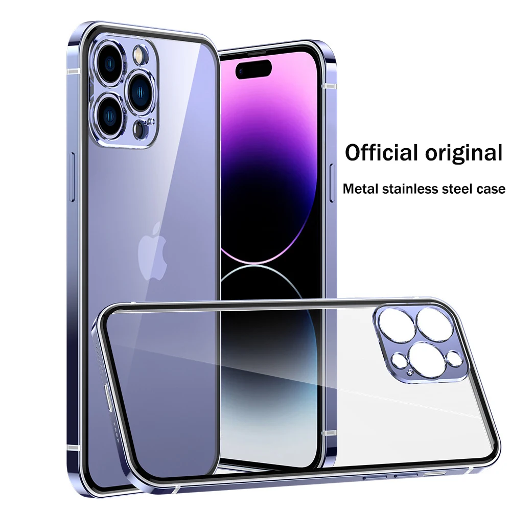Magnetic suction magsafe Case For iphone 14 Pro max iPhone13 12 Pro New all-inclusive lens high-end Stainless protective cover
Magnetic suction magsafe Case For iphone 14 Pro max iPhone13 12 Pro New all-inclusive lens high-end Stainless protective cover