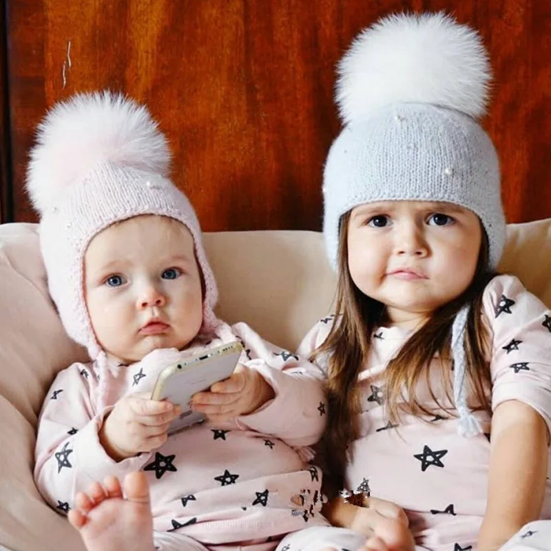 New Korean Pompom Baby Hat Winter Warm Pearl Newborn Baby Boys Girls Cap Beanies Soft Knitted Ear Warmer Infant Toddler Hat
New Korean Pompom Baby Hat Winter Warm Pearl Newborn Baby Boys Girls Cap Beanies Soft Knitted Ear Warmer Infant Toddler Hat