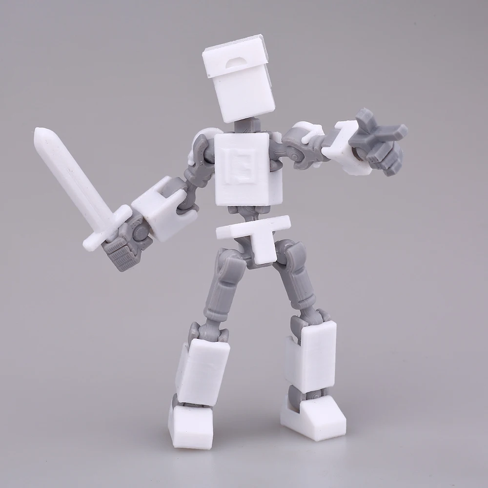 

Multi-Jointed Movable Shapeshift Robot 3D Printed Mannequin Mini13 Character Figures Toys Kids Adults Parent-children Game Gifts