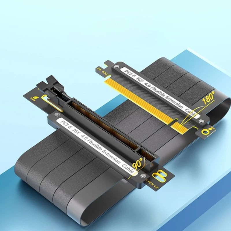 Экранированный удлинитель PCIExpress Кабель для карты PCIE4.0 X16 Удлинитель для карты 90° 180°
Экранированный удлинитель PCIExpress Кабель для карты PCIE4.0 X16 Удлинитель для карты 90° 180°