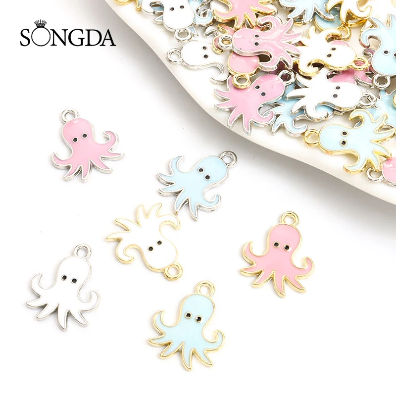 15pcs Cartoon Octopus Enamel Charms Candy Color Marine Animals Alloy Drip Oil Pendant For Making DIY Earring Jewelry Accessories
15pcs Cartoon Octopus Enamel Charms Candy Color Marine Animals Alloy Drip Oil Pendant For Making DIY Earring Jewelry Accessories