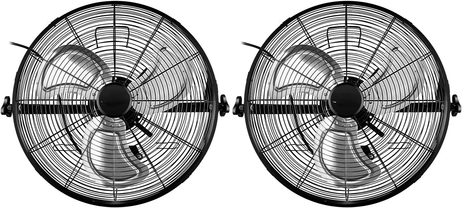Inch High Velocity 3 Speed, Black Wall-Mount Fan, 2-Pack HIFANXWALLMOUNT20X2 Neck fans rechargable
Inch High Velocity 3 Speed, Black Wall-Mount Fan, 2-Pack HIFANXWALLMOUNT20X2 Neck fans rechargable