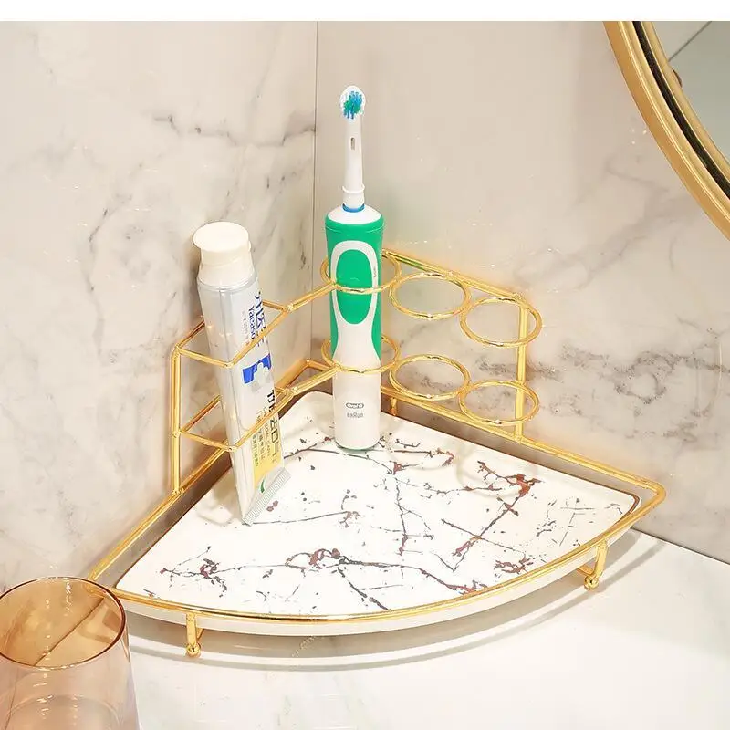 Toothbrush Rack Toilet Bathroom Mouthwash Cup Household Vanity Storage Rack Nordic Light Luxury Marble Bathroom Decoration
Toothbrush Rack Toilet Bathroom Mouthwash Cup Household Vanity Storage Rack Nordic Light Luxury Marble Bathroom Decoration