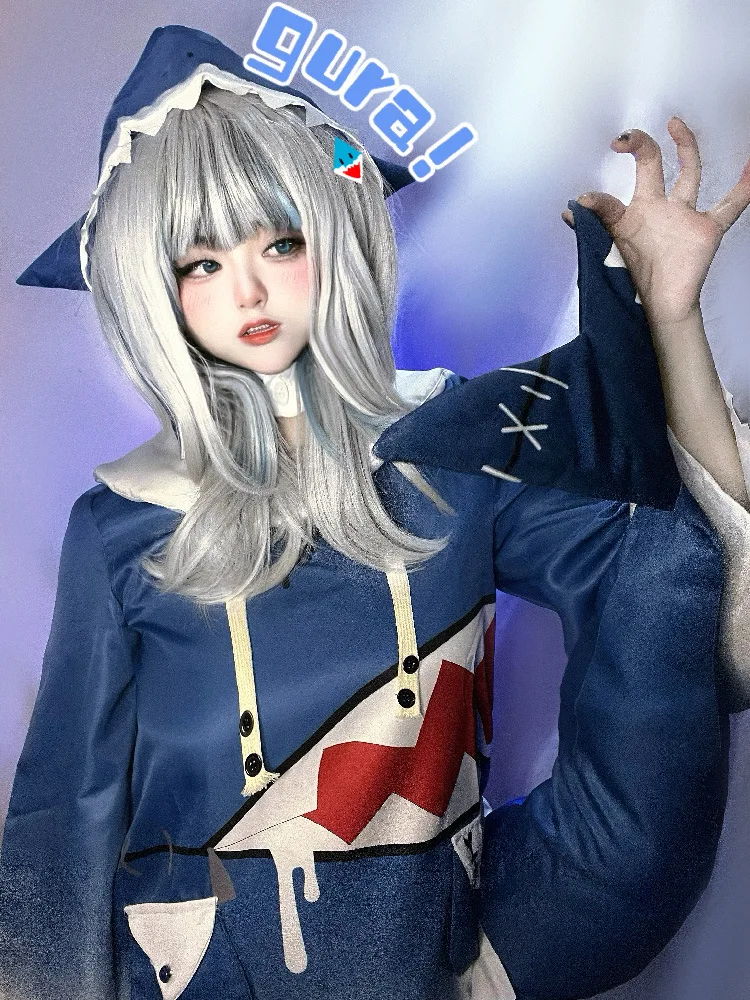 Anime Costumes Hololive Gawr Gura Cosplay Costume ENG Shark Costume Christmas Carnival Deguisement Girl Cute Shark for Women
Anime Costumes Hololive Gawr Gura Cosplay Costume ENG Shark Costume Christmas Carnival Deguisement Girl Cute Shark for Women