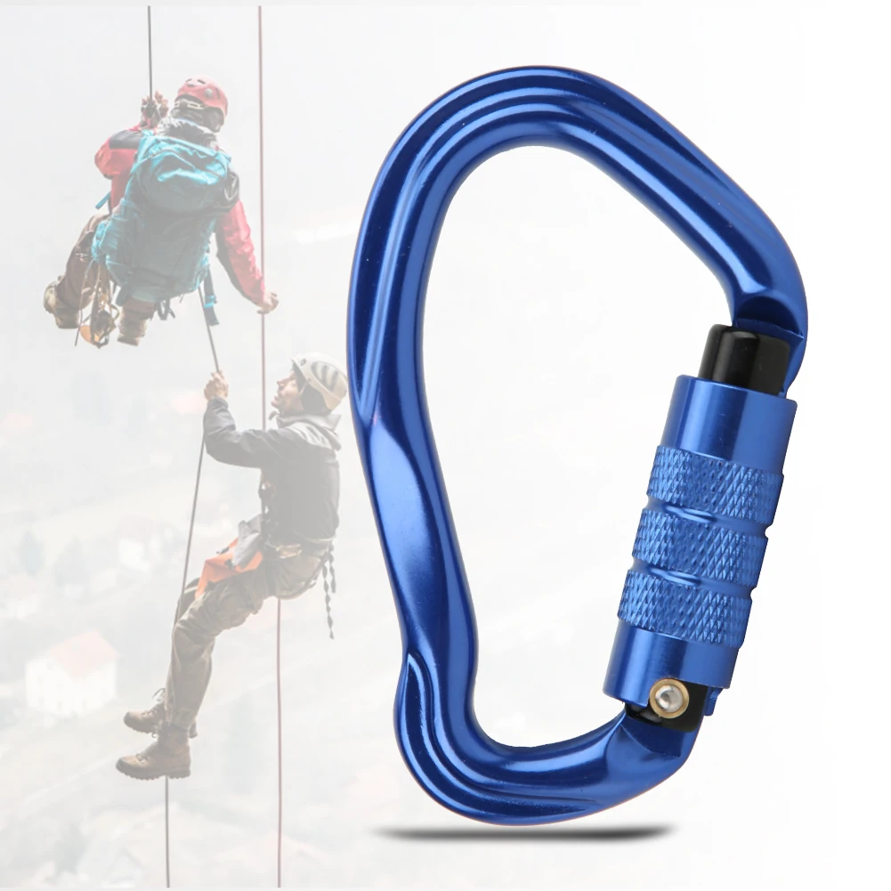 Automatic Locking Climbing Carabiner D Shape Buckle High Load Bearing Keyring Snap Hook For Camping Mountaineering
Automatic Locking Climbing Carabiner D Shape Buckle High Load Bearing Keyring Snap Hook For Camping Mountaineering