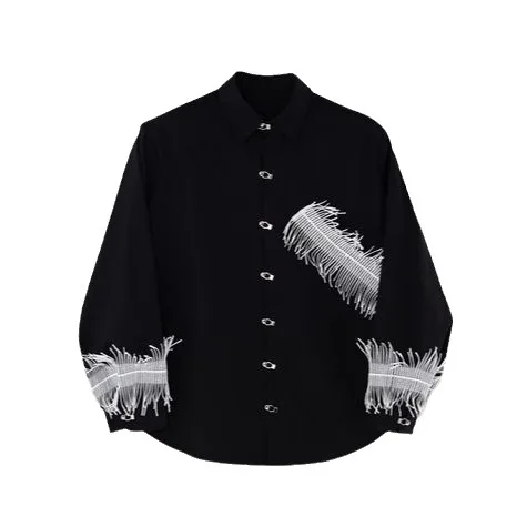 SuperAen 2023 Autumn Loose Shirt Ruffled Oversize Long Sleeve Black Fashion Shirts Tops for Women
SuperAen 2023 Autumn Loose Shirt Ruffled Oversize Long Sleeve Black Fashion Shirts Tops for Women