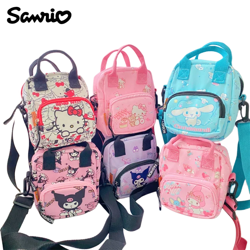 Sanrio Cute Kuromi Double-Layered Shoulder Bag HelloKitty Melody Canvas Shoulder Bag Cinnamoroll Cartoon Handbag Gift for Girls
Sanrio Cute Kuromi Double-Layered Shoulder Bag HelloKitty Melody Canvas Shoulder Bag Cinnamoroll Cartoon Handbag Gift for Girls
