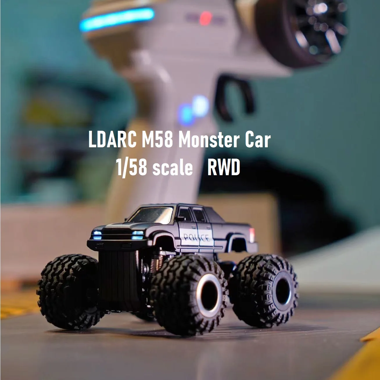 

LDARC M58 1/58 RWD RC mini Monster racing Car RTR/BNR desktop turbo Vehicles remote control car Toy Models for Kids adults