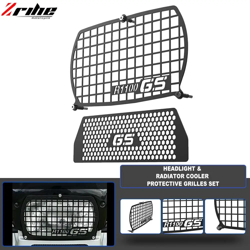 FOR BMW R1100GS 1994 1995 1996 1997 1998 1999 R1100 GS Motorcycle Accessories Headlight & Radiator Cooler Protective Grilles SET
FOR BMW R1100GS 1994 1995 1996 1997 1998 1999 R1100 GS Motorcycle Accessories Headlight & Radiator Cooler Protective Grilles SET