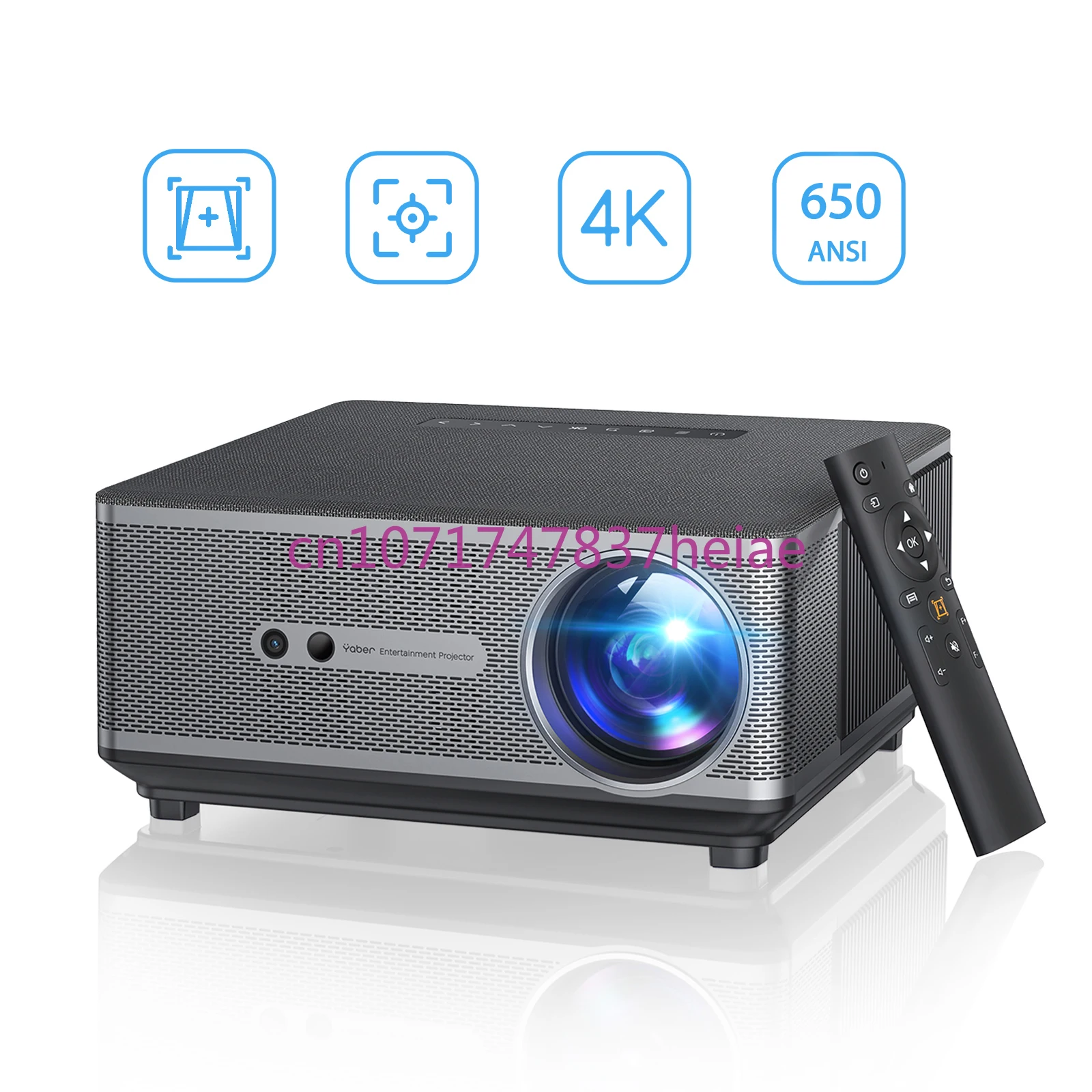YABER K1 650 ANSI Projectors Auto Focus/Keyston WiFi6 Bluetooth Full HD 1080P Projector 4K Support LED Home Theater Projector
YABER K1 650 ANSI Projectors Auto Focus/Keyston WiFi6 Bluetooth Full HD 1080P Projector 4K Support LED Home Theater Projector