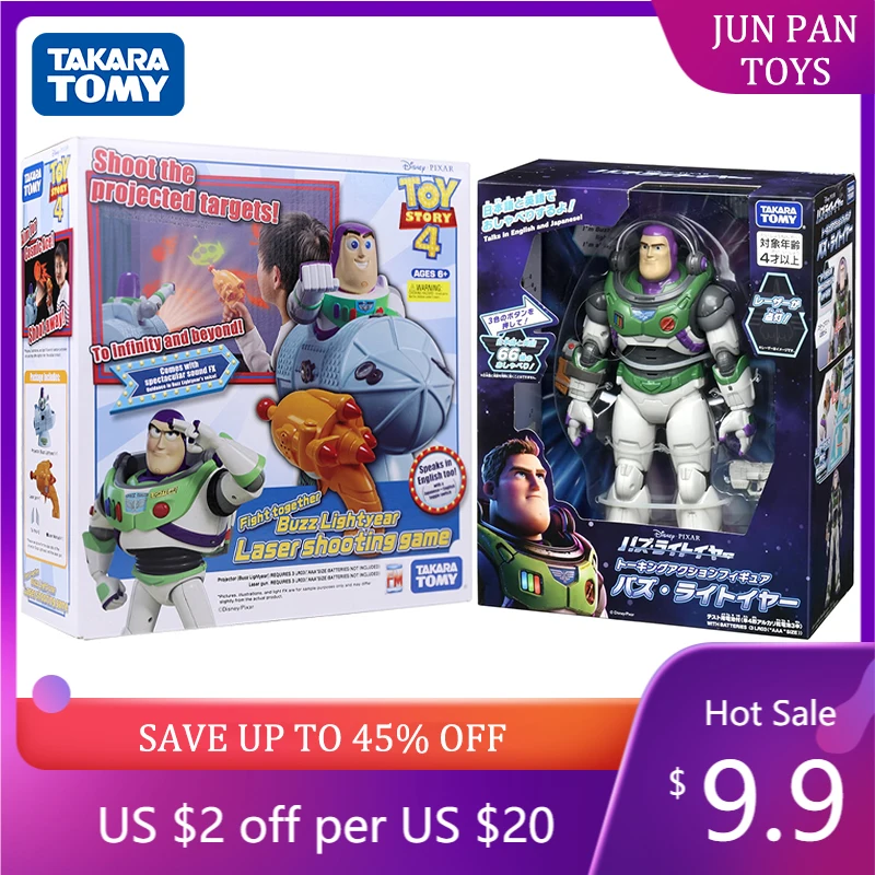 Original TAKARA TOMY Toy Story 4 Buzz Lightyear Laser Shooting Game Children Toys Collectible Laser Gun Anime Action Figure Toys
Original TAKARA TOMY Toy Story 4 Buzz Lightyear Laser Shooting Game Children Toys Collectible Laser Gun Anime Action Figure Toys
