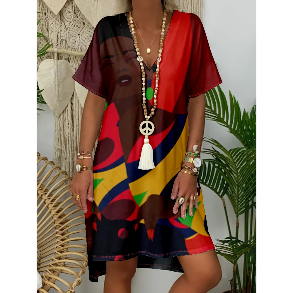 Elegant Womens Dresses Retro Summer Dress 2024 Beach Sundress Oversize Dress Party Vestido African Clothing Robes Girl Outfits
Elegant Womens Dresses Retro Summer Dress 2024 Beach Sundress Oversize Dress Party Vestido African Clothing Robes Girl Outfits