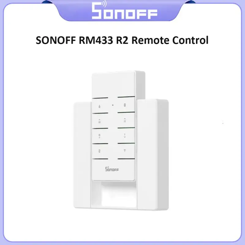 SONOFF RM433 R2 433MHz RF Remote Controller 8 Button Remote Control Paired With SONOFF TX Wall Switch RF Devices IFan04 D1 RFR2
SONOFF RM433 R2 433MHz RF Remote Controller 8 Button Remote Control Paired With SONOFF TX Wall Switch RF Devices IFan04 D1 RFR2