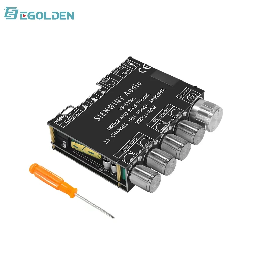 EGOLDEN YS-S100L 2,1, модуль платы, высокий и низкий сабвуфер, 50 Вт + 50 Вт + 100 Вт
EGOLDEN YS-S100L 2,1, модуль платы, высокий и низкий сабвуфер, 50 Вт + 50 Вт + 100 Вт