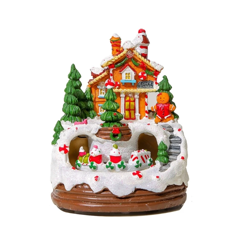 Christmas Festive Ornament Glowing Music Box Desktop Home Tabletop Decoration G5AB
Christmas Festive Ornament Glowing Music Box Desktop Home Tabletop Decoration G5AB