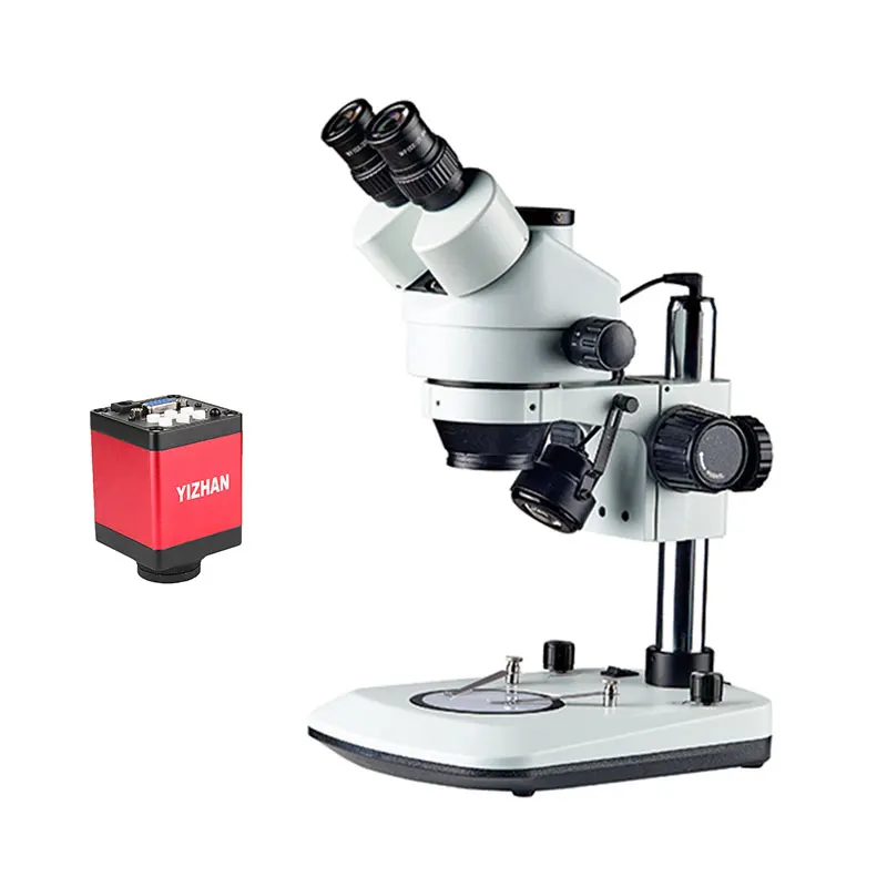 China Factory 7X-45X Hd 13Mp Camera With Light Source Trinocular Stereo Eye Microscope
China Factory 7X-45X Hd 13Mp Camera With Light Source Trinocular Stereo Eye Microscope