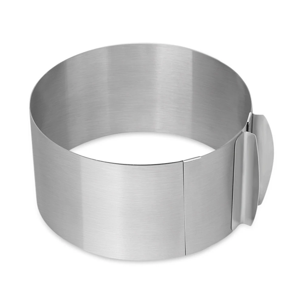 1pc Mousse Ring Circle Mould Stainless Steel Circle Adjustable Baking Ring With Scale Kitchen Cake Baking Tools
1pc Mousse Ring Circle Mould Stainless Steel Circle Adjustable Baking Ring With Scale Kitchen Cake Baking Tools