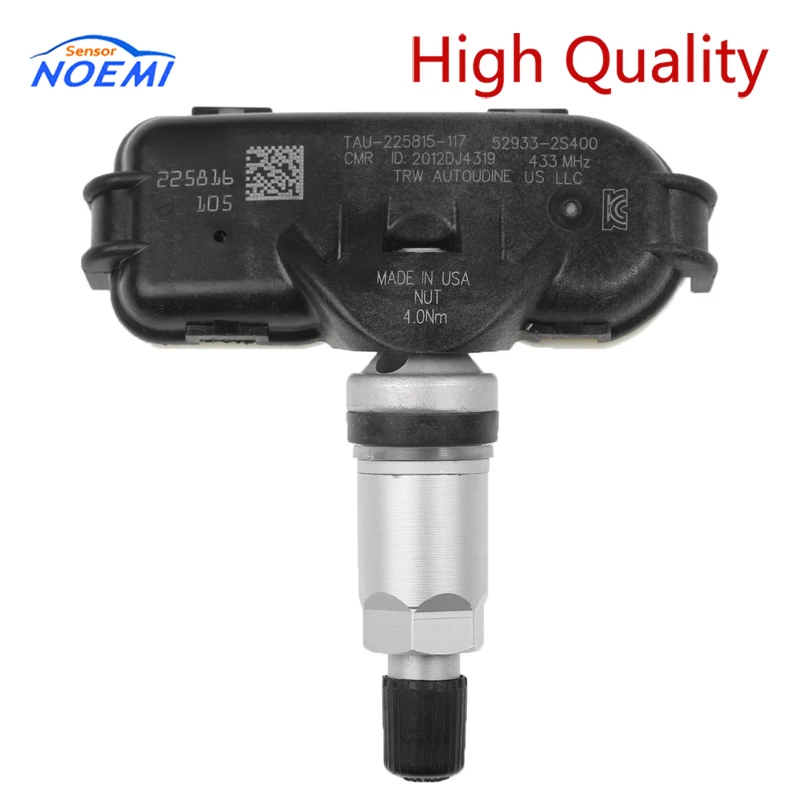Датчик давления в шинах YAOPEI 52933-2S400 TPMS для Hyundai Ix35 Tucson LM Sportage SL 529332S400 433 МГц 
Датчик давления в шинах YAOPEI 52933-2S400 TPMS для Hyundai Ix35 Tucson LM Sportage SL 529332S400 433 МГц