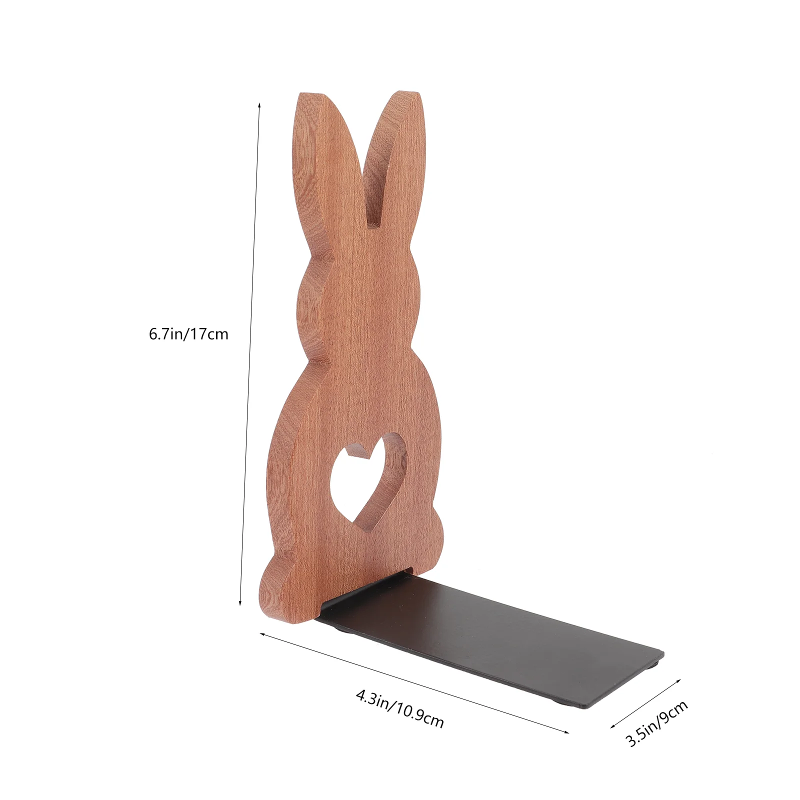 Animal Wooden Bookends Dining Table for Shelf Stopper Wrought Iron Decoration Student Use Rabbit Shaped
Animal Wooden Bookends Dining Table for Shelf Stopper Wrought Iron Decoration Student Use Rabbit Shaped