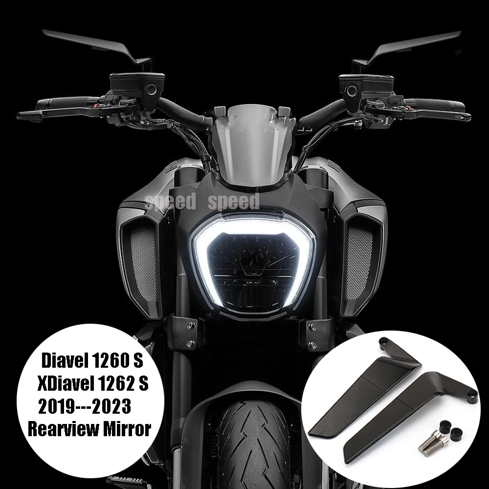 Мотоциклетные боковые зеркала заднего вида, HD зрение, для Ducati x420el X 420el 1262 S / Dark 2021-2023 420el 1260 S 2019-2020
Мотоциклетные боковые зеркала заднего вида, HD зрение, для Ducati x420el X 420el 1262 S / Dark 2021-2023 420el 1260 S 2019-2020