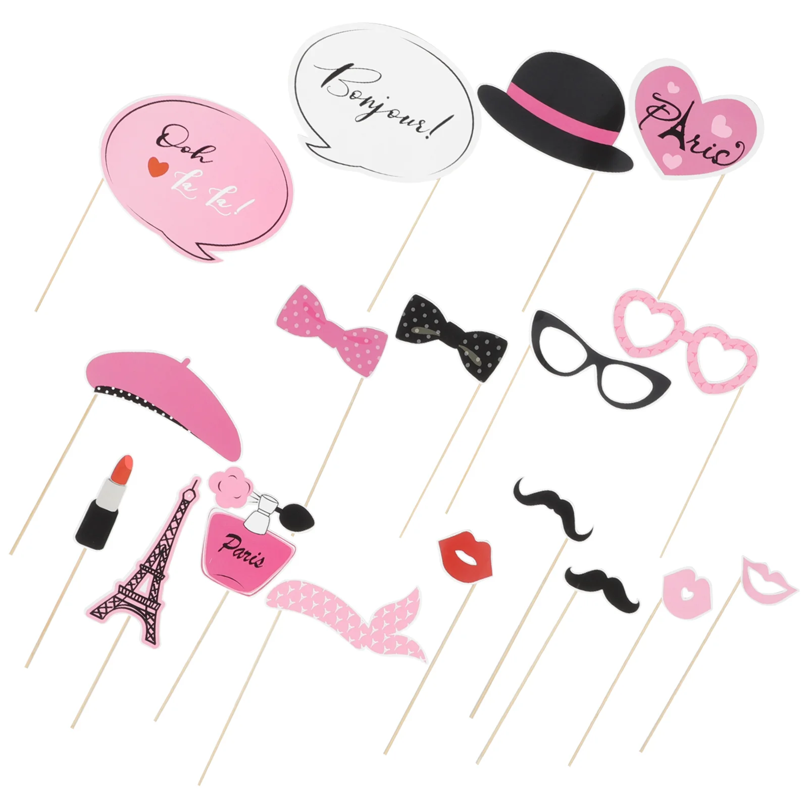 Amosfun Paris Party Photo Booth Props Kit Paris Themed Decoration for Party Favors
Amosfun Paris Party Photo Booth Props Kit Paris Themed Decoration for Party Favors