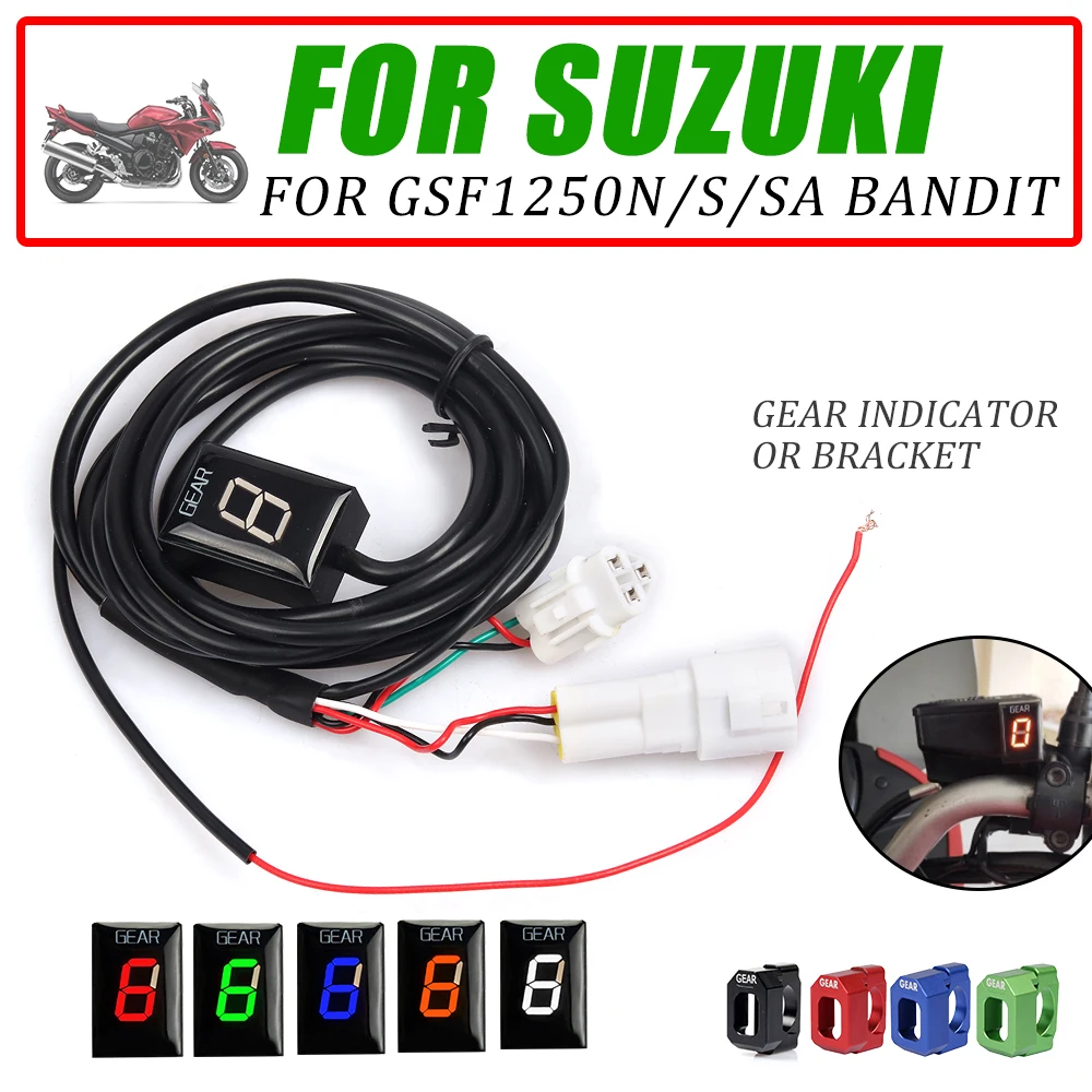 

For Suzuki GSF1250 Bandit N GSF 1250 Bandit S SA Bandit1250 Motorcycle Accessories Gear Indicator Ecu Speed Gear Display Meter