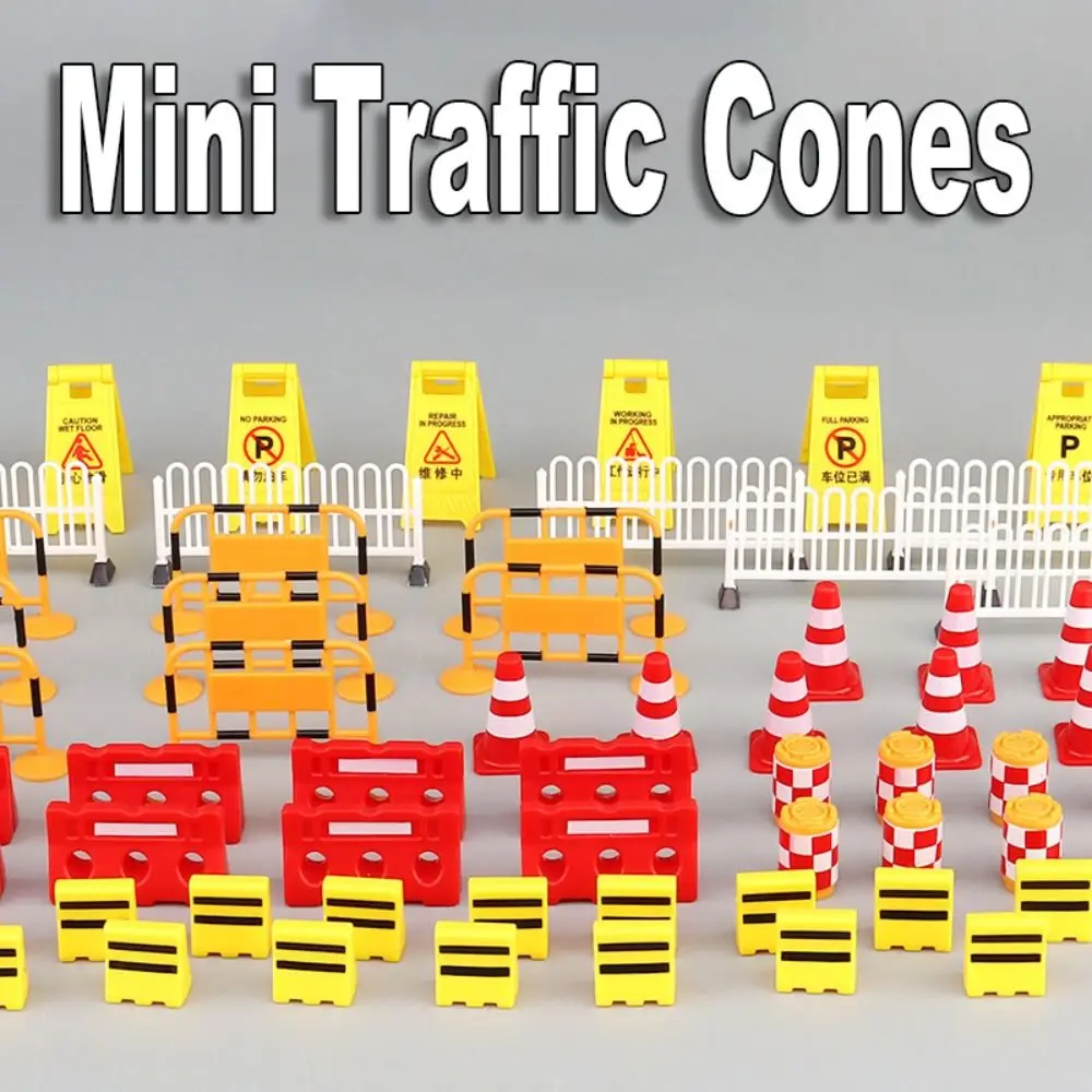 24/40/62PCS Plastic Kids Cognition Early Teaching Road Signs Road Block Fences Street Scene Model Mini Traffic Cones
24/40/62PCS Plastic Kids Cognition Early Teaching Road Signs Road Block Fences Street Scene Model Mini Traffic Cones