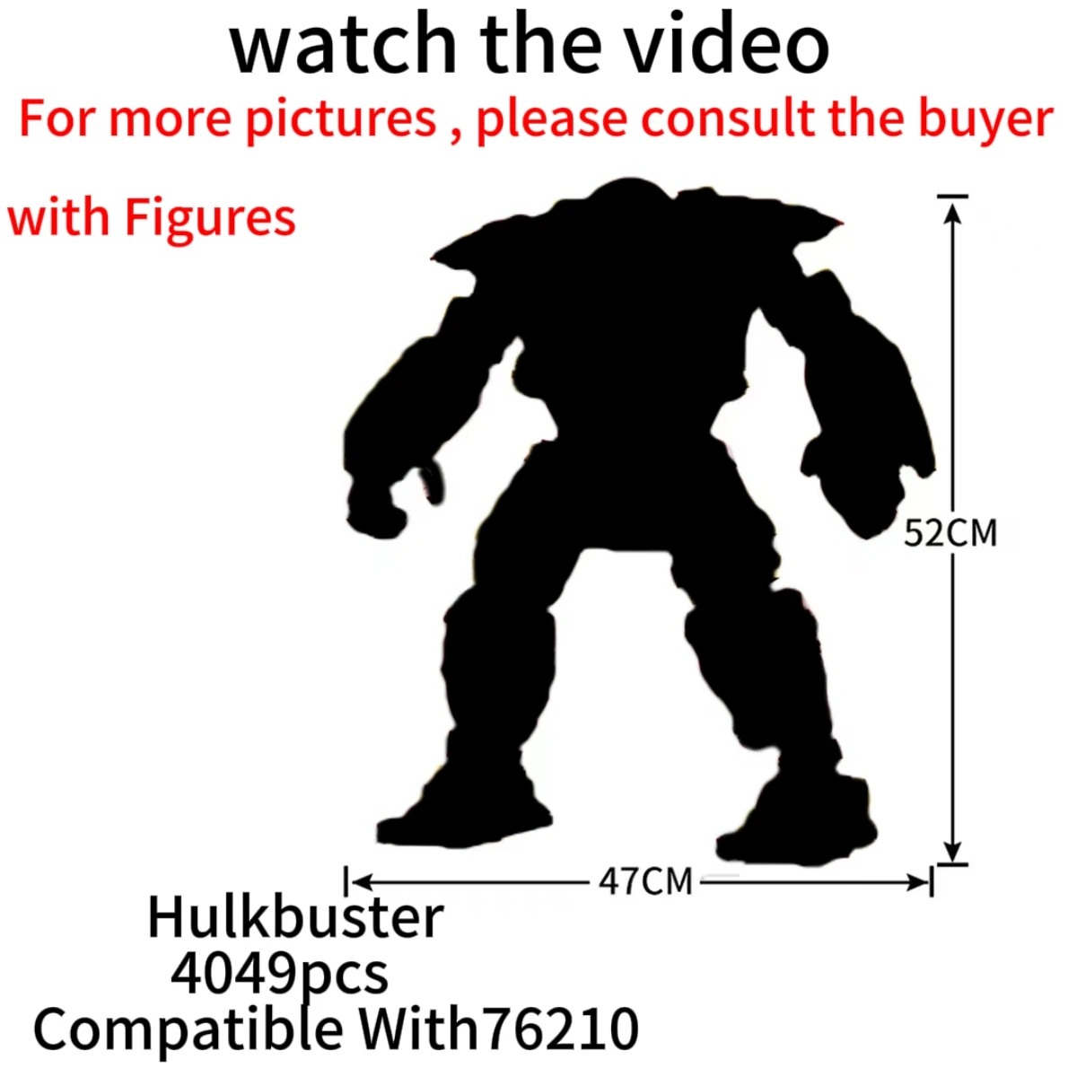IN Stock NEW Compatible 76210 4049pcs Robot Model Building Blocks Kit MOC Bricks Toys For Boy Children Christmas Gift
IN Stock NEW Compatible 76210 4049pcs Robot Model Building Blocks Kit MOC Bricks Toys For Boy Children Christmas Gift